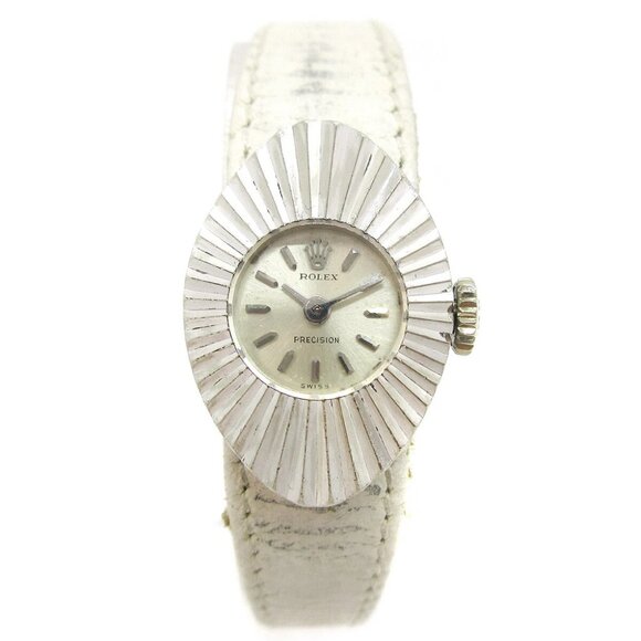 Rolex Chameleon Precision Ref.2000 Manual-winding Wristwatch 18KWG 05659 - Picture 1 of 7